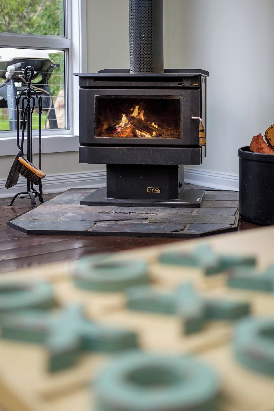 Wood heater to create just the right atmosphere