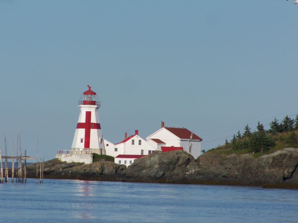 Head Harbour Light. At lowtide walk over on ocean floor to visit Lighthouse