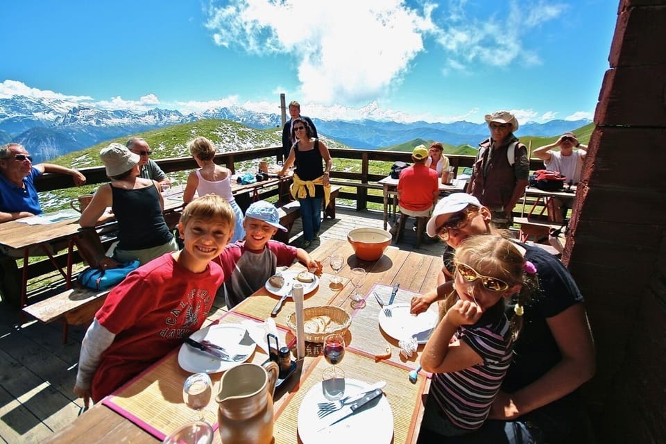 Many 'refuges' to visit. Great views and lunches.
