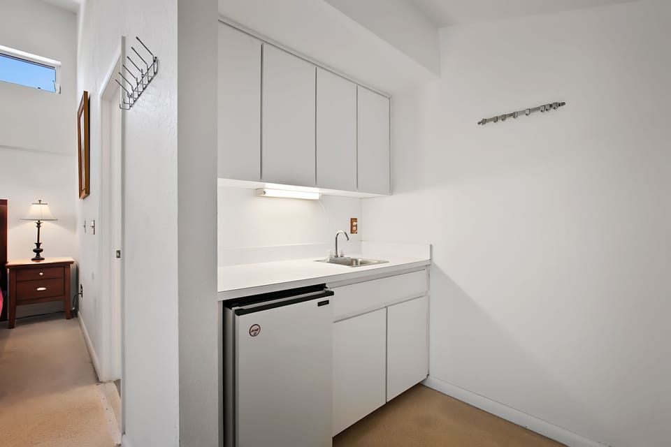 Master Bedroom Kitchenette with fridge.