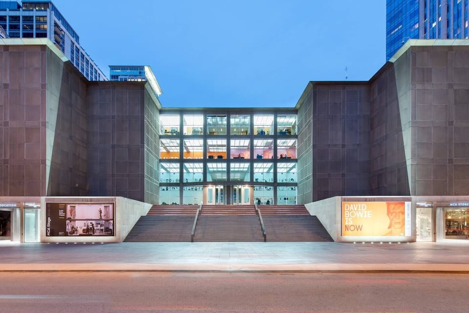The Museum of Contemporary Art! (a 12 minute/2.1 mile drive away from the apartment)