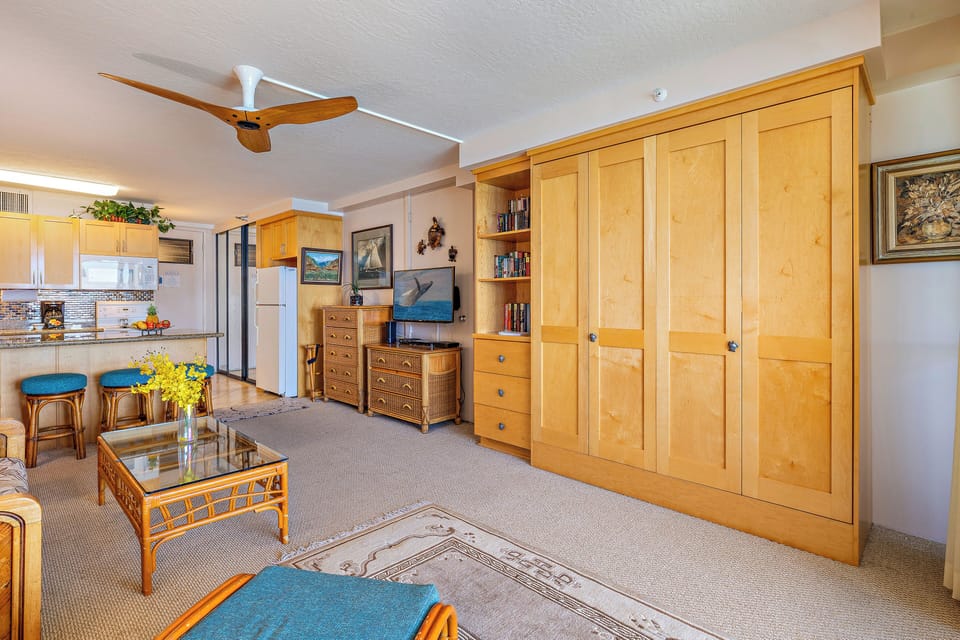 Murphy Bed Up view from North Corner