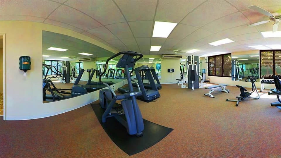 Well equipped gym