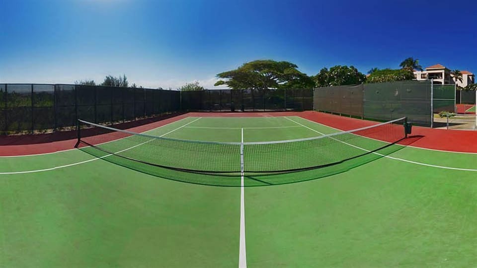 Two tennis courts
