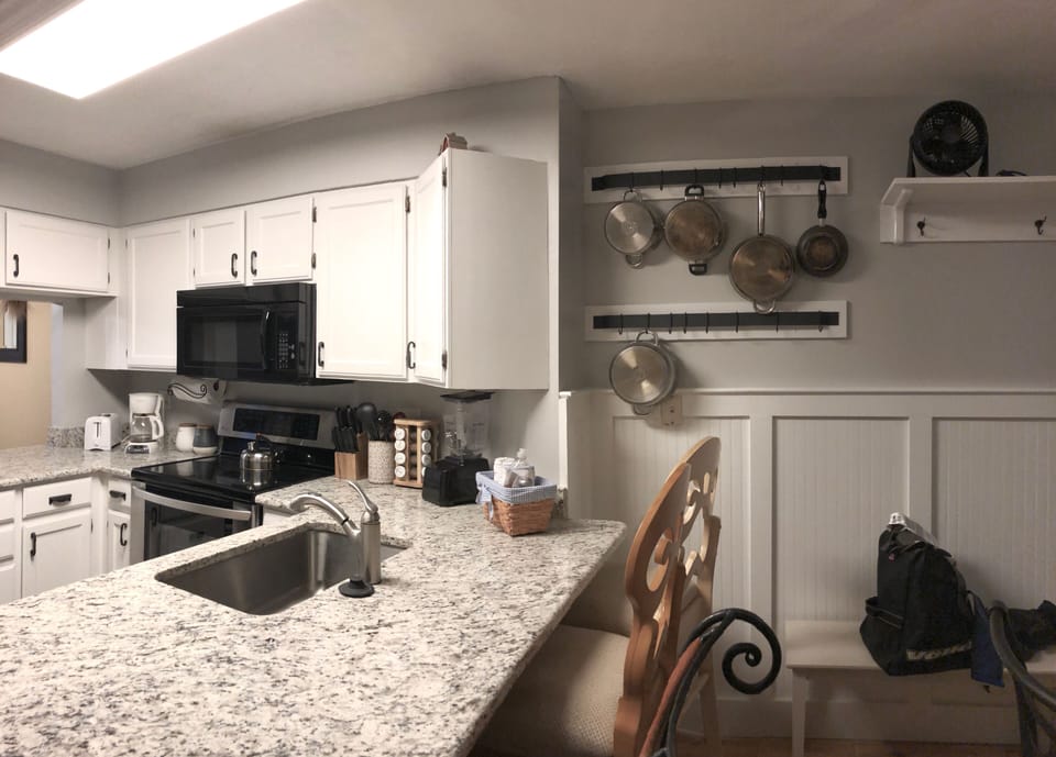 Pots pans, lots of knives and a knife sharpener!