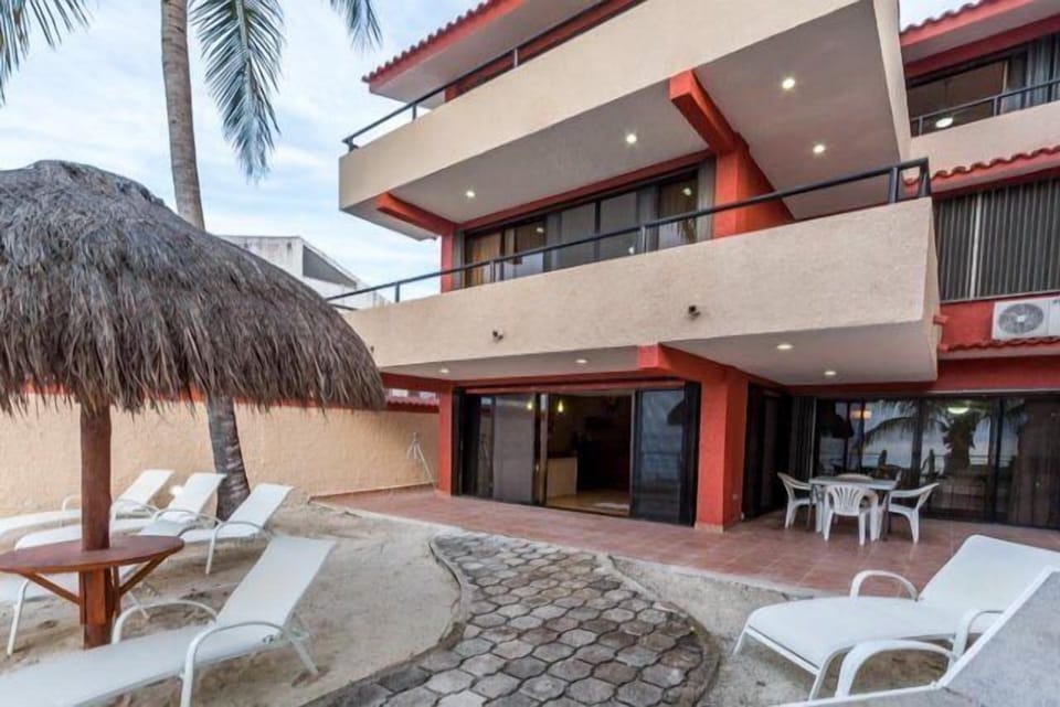 The modern back of the house
