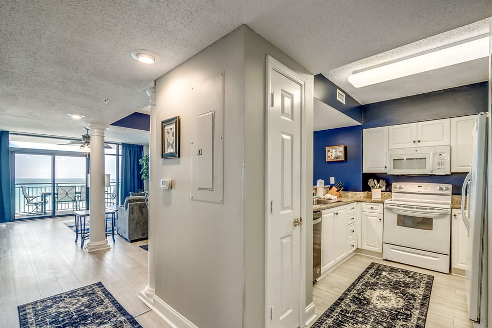 Kitchen and living space