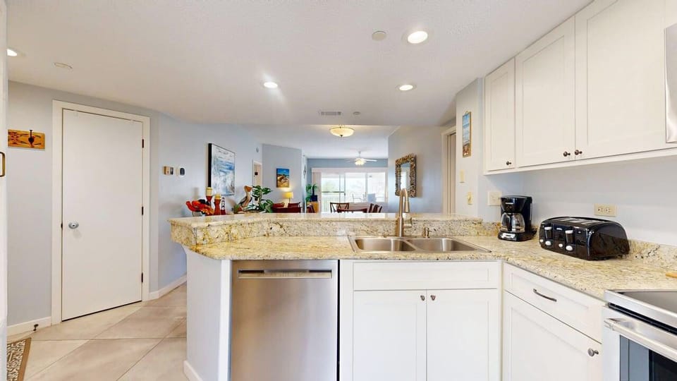 Kitchen with View of the Ocean