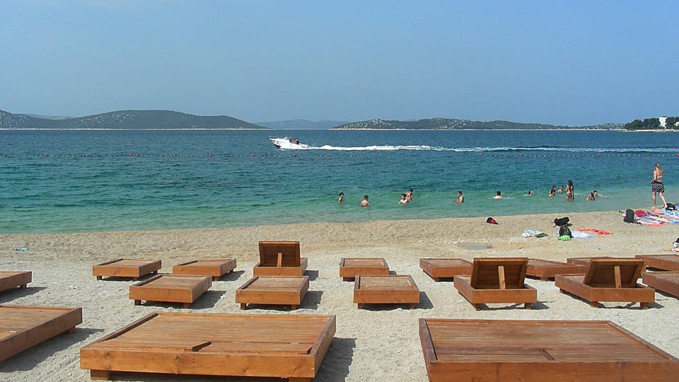 Nearest beach, just 5 min walking from the apartment
