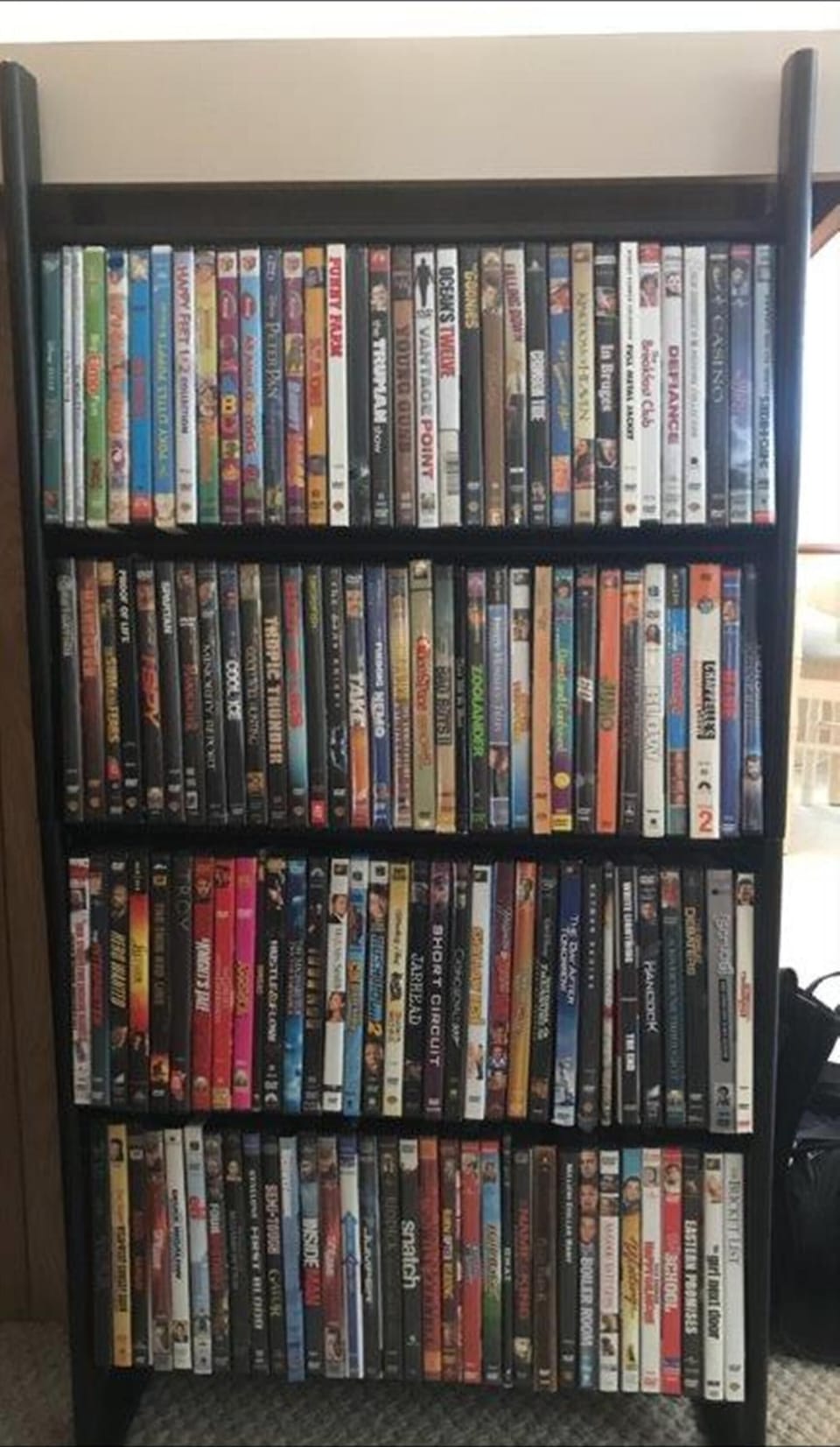 Hundreds of DVD's for added entertainment