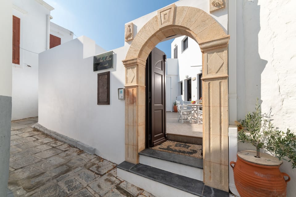 Lindos Olive Suites Entrance