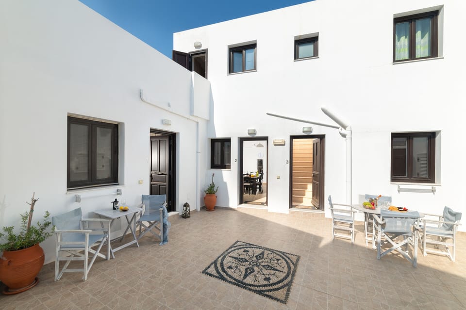 Lindos Olive Suites Shared Courtyard
