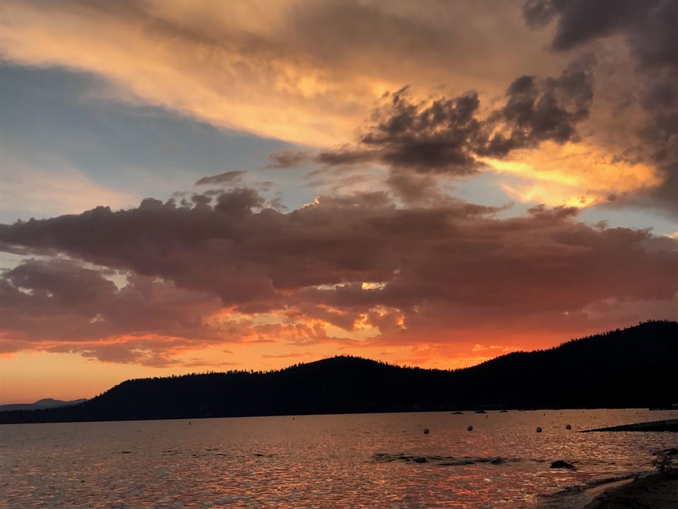 View while on my evening walk this past January.