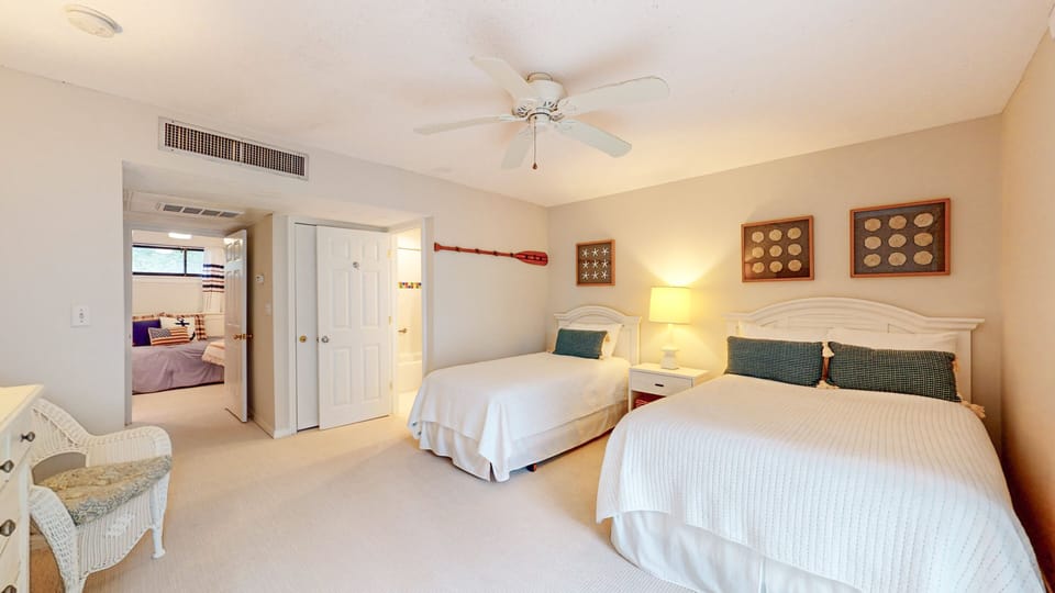 Guest Bedroom with Twin and Double Size Bed