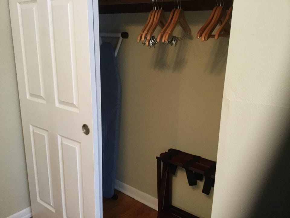 Each bedroom has two luggage racks to give you plenty of space for suitcases