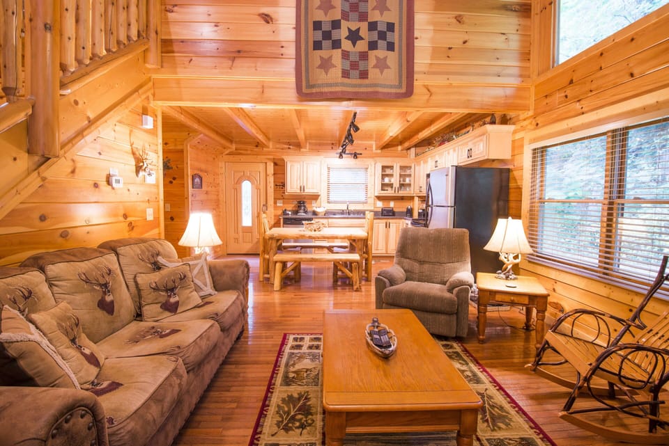 Living room looking into Kitchen.
