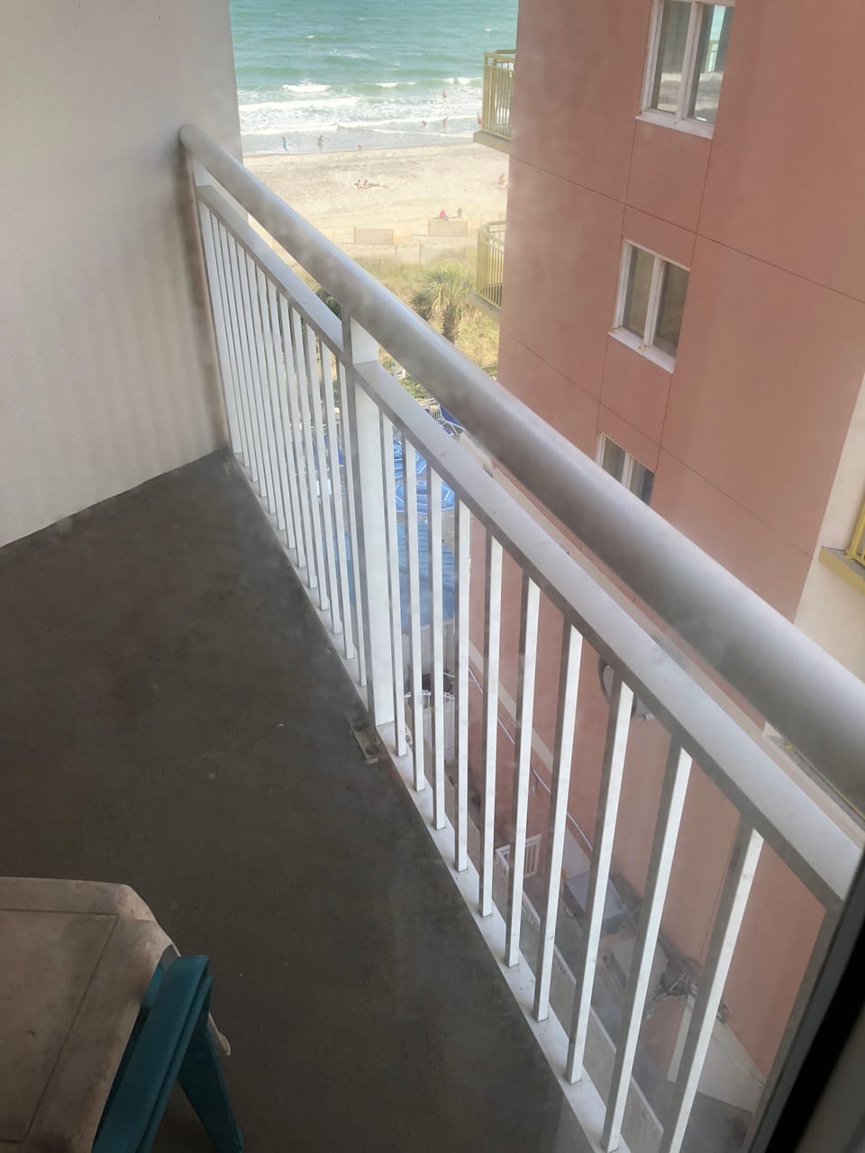 Actually sitting out on your balcony 