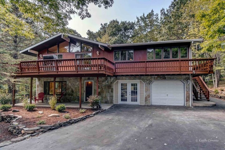 The front of the house