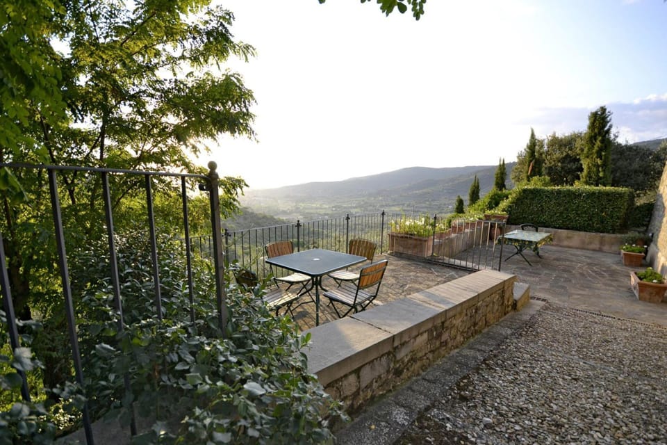 Veranda and panoramic view