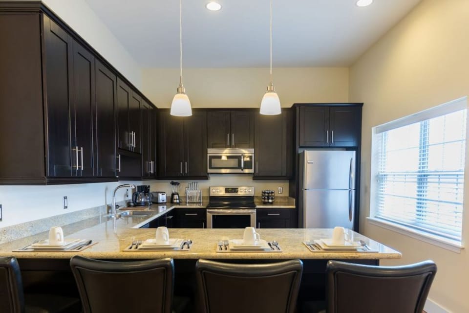 In-room kitchen/Dining area