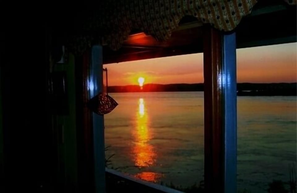 Sunset from living room window