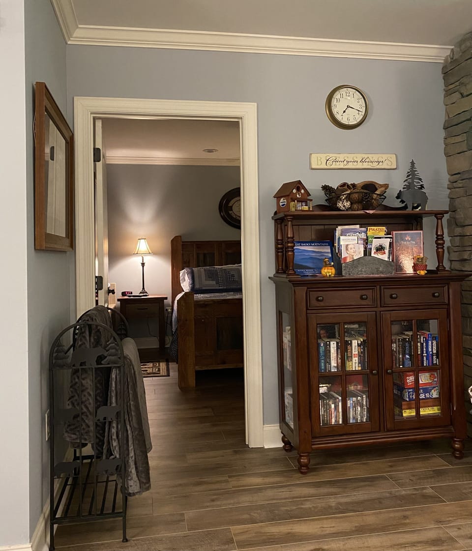 Master bedroom off Living Room