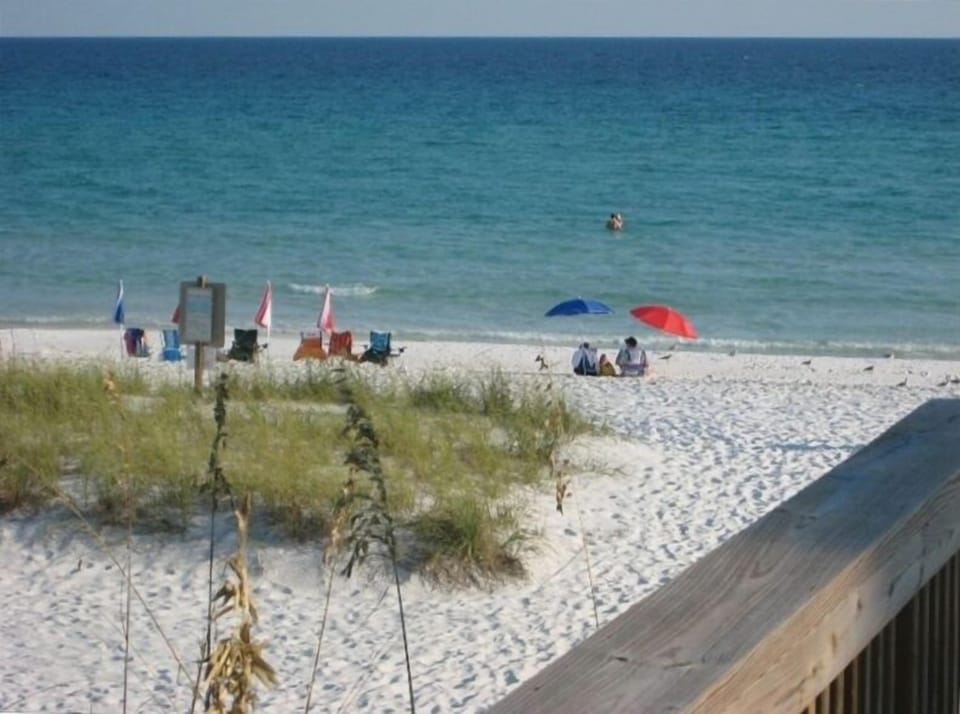 Gorgeous, private beaches directly across the street...so clean!