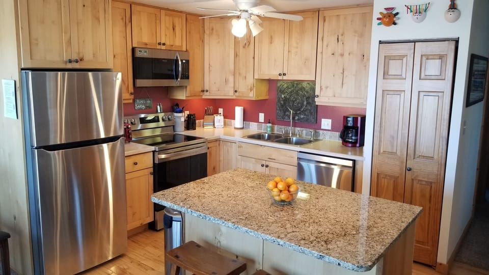 Fully stocked kitchen