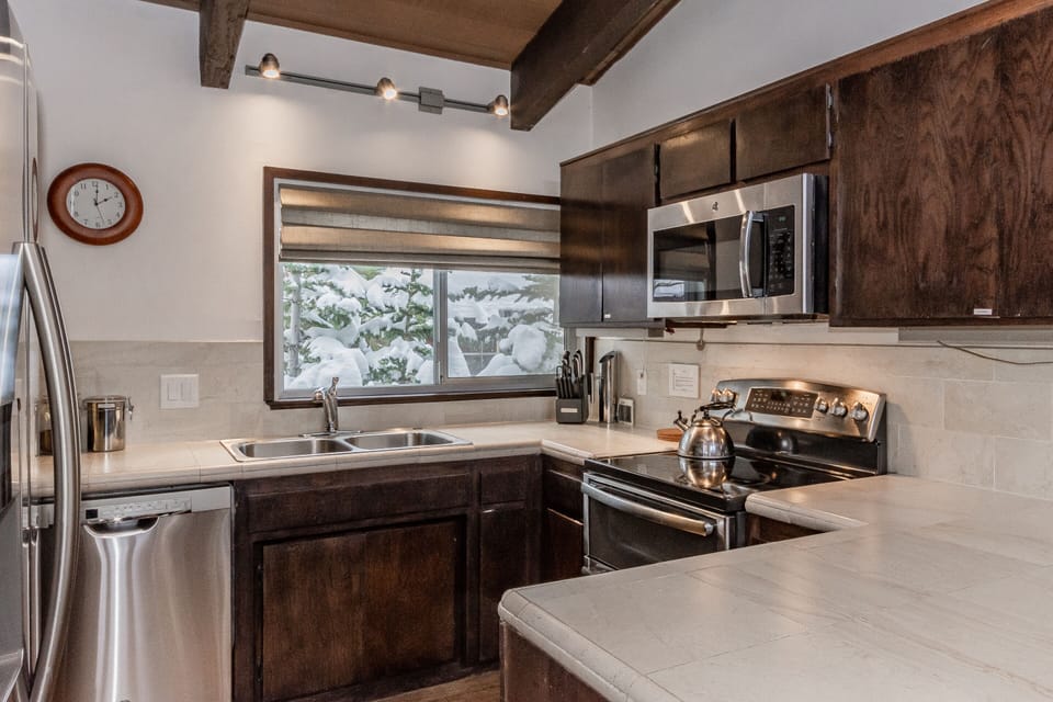 Renovated kitchen.  Fully stocked for real cooking and entertaining