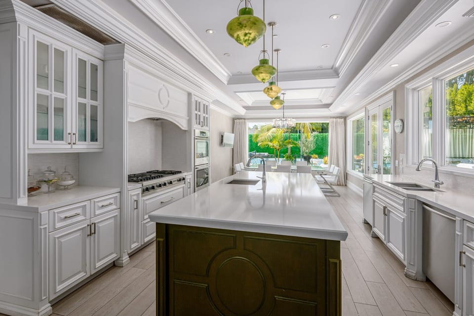 Kitchen View  to Outdoors