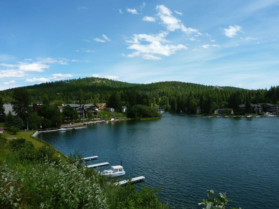 Bigfork Bay in the summer
