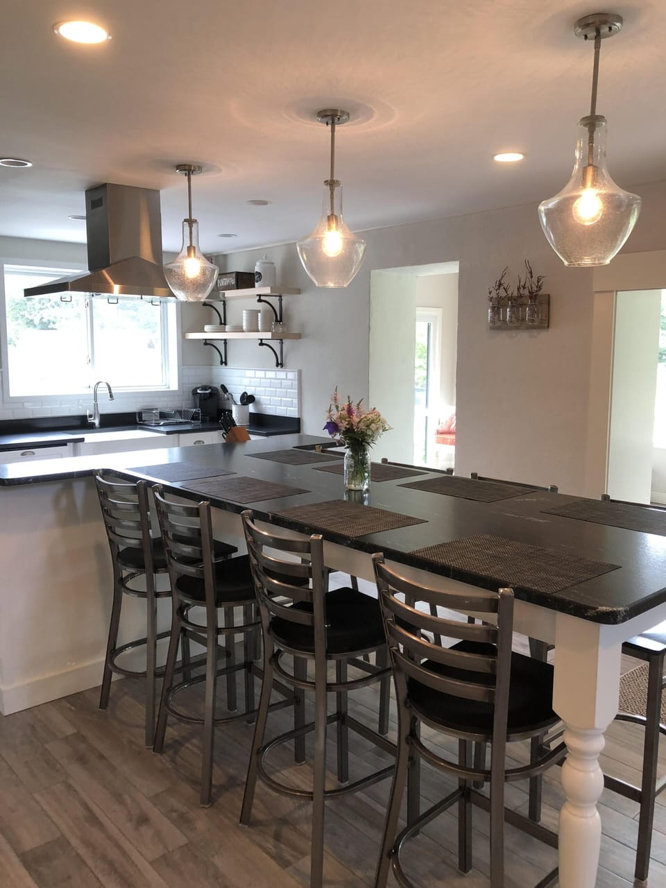 Kitchen Island with seating for 8