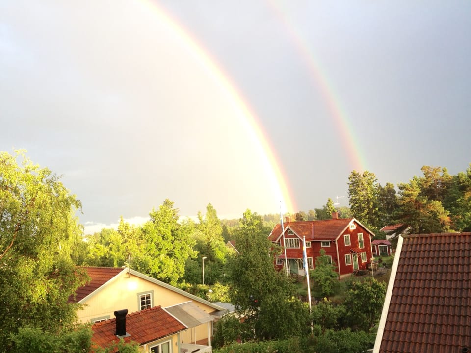 View from upper living room