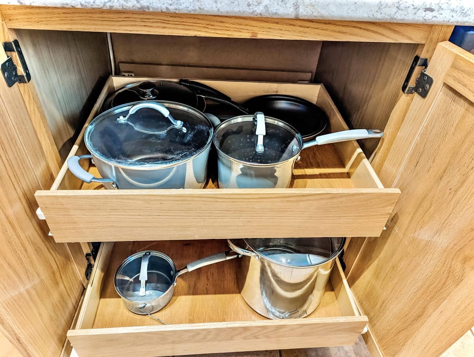 Pots & pans, baking pans.