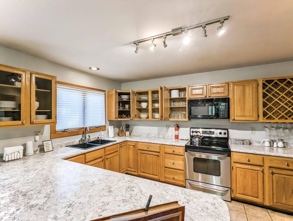 Most everything you need in the kitchen.