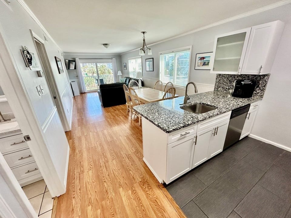 Floor, Indoors, Kitchen, Hardwood, Sink