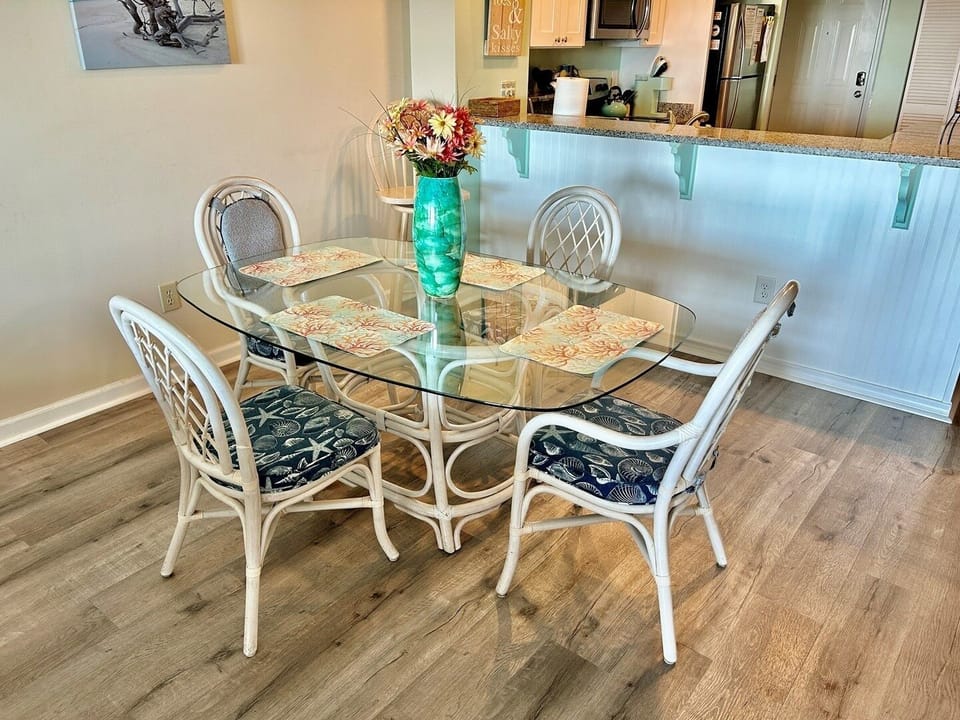 Furniture, Table, Tabletop, Chair, Microwave