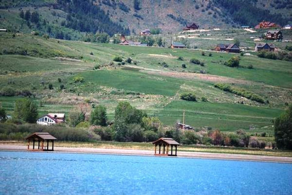 Private Beach - dependent on water level