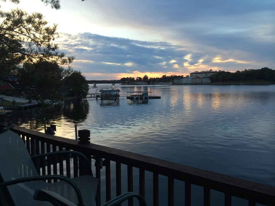 Beautiful sunsets from top deck view!