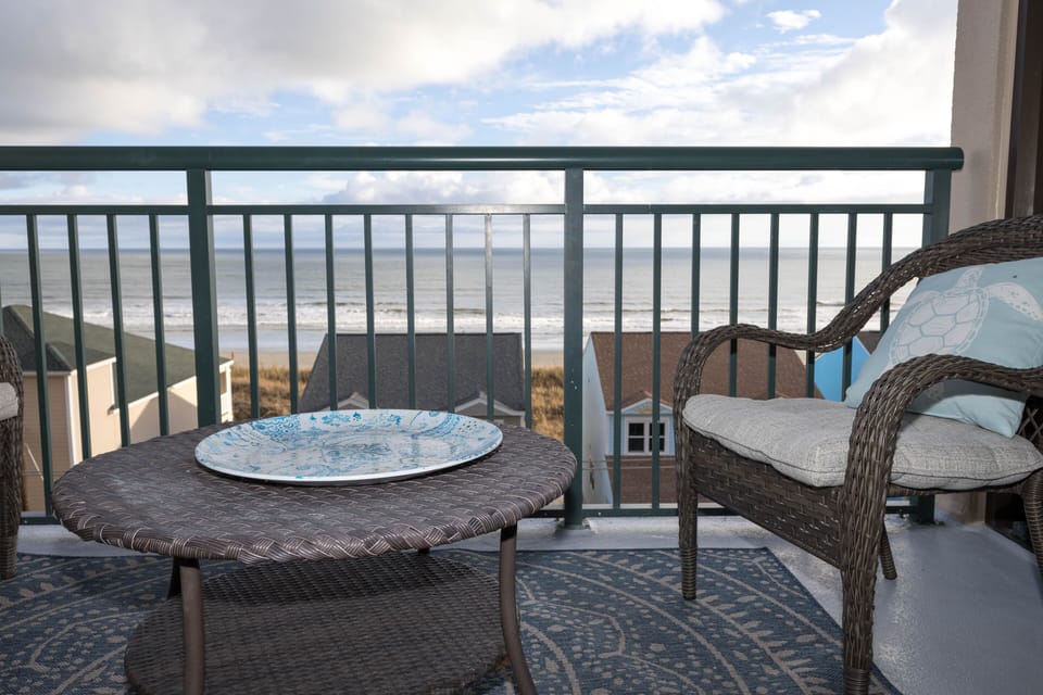 Morning on the balcony, what a view!