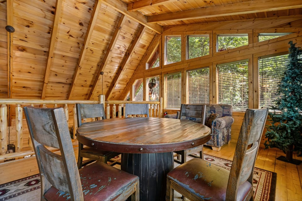 Indoors, Hardwood, Dining Table, Furniture, Table