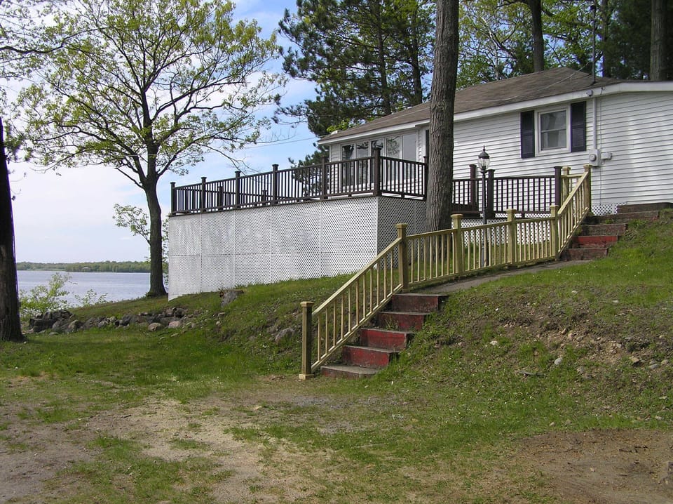 southwest view of cottage