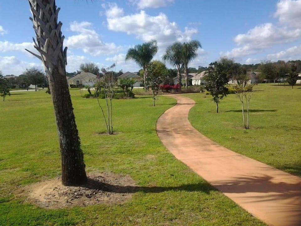 Beautiful park a block from the house
