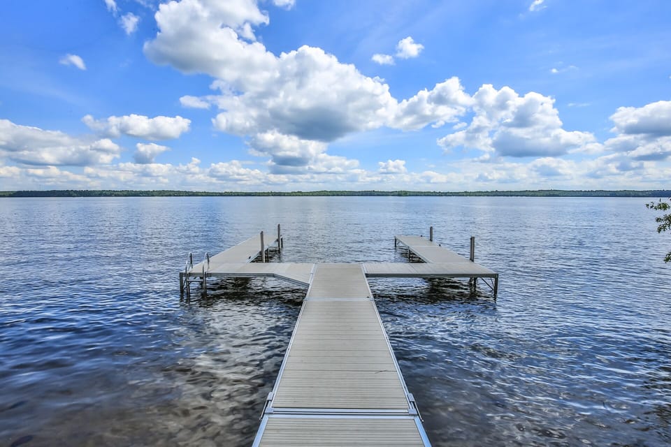 Tie up a boat or rental w/ your own private pier