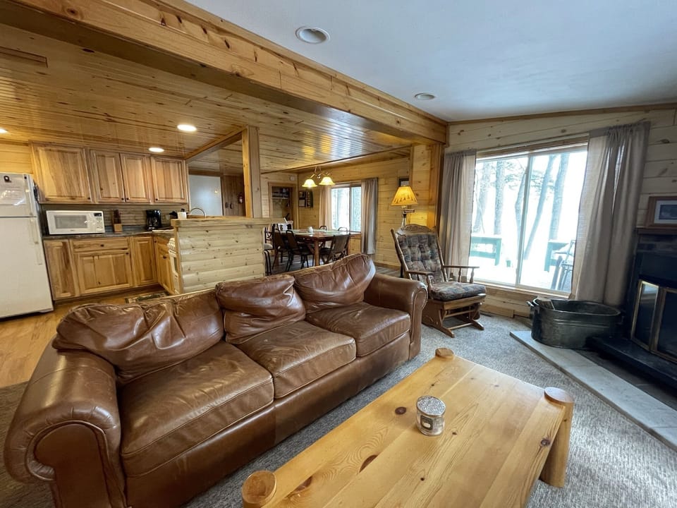 open main level so you cant miss out on a single laugh