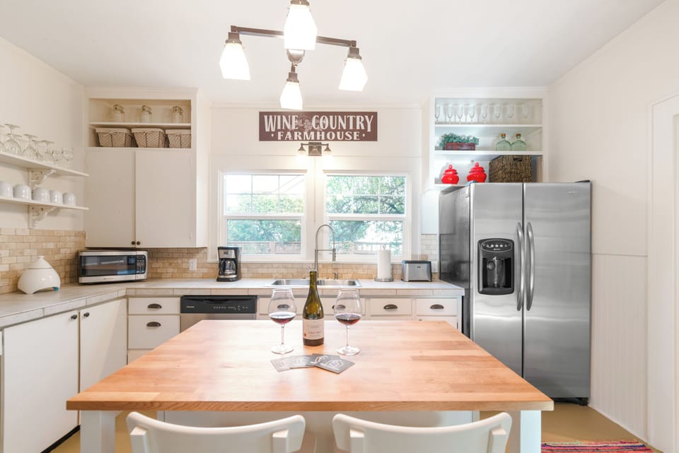 1911 Wine Country Farmhouse Kitchen | Island Table 