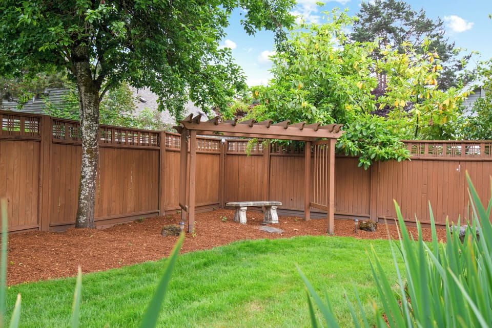 Fully Fenced Back Yard | Out Door Seating | Covered Patio | Gas Grill | Twinkle Lights