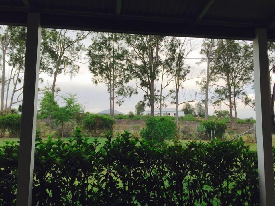 The view from the front deck