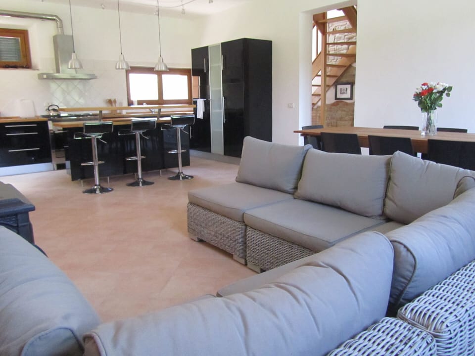 Sociable Kitchen/ living/ dining room