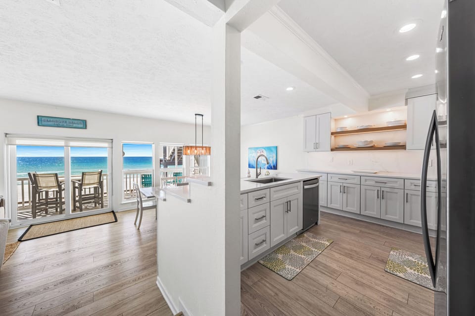 Spacious open-concept living and dining room with seamless flow
